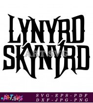 Lynyrd Skynyrd Band Rock Logo Vector SVG