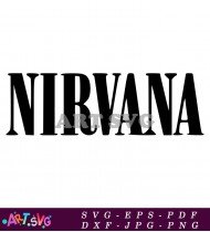 Nirvana Music Band Rock And Roll SVG