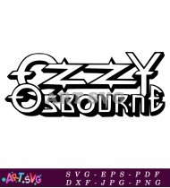 Ozzy Osbourne Band Logo Music Graphic SVG