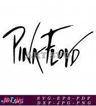 Pink Floyd Band Music Logo Vector SVG