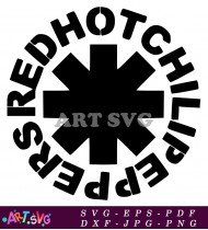 Red Hot Chili Peppers Star Logo SVG