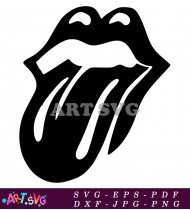 Rolling Stones Lips and Tongue SVG