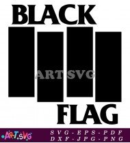 Black Flag Logo Icon Symbol Vector Design SVG