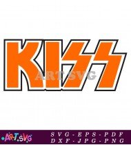 Kiss Logo Classic Rock Music Band SVG 1