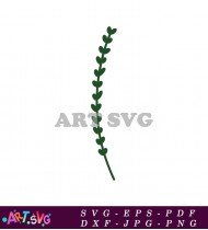 Simple Green Fern Leaves Free Download Clip Art SVG