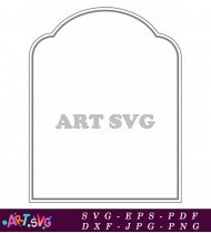 Classic Decorative Frame Elegant Design SVG