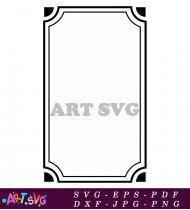 Beautiful Elegant Frame Design For Photography SVG