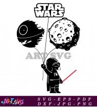 Star Wars Empire Imperial Death Star SVG