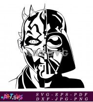 Star Wars Darth Vader Character Design SVG 1