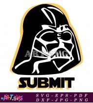 Darth Vader Silhouette Submit To The Force SVG