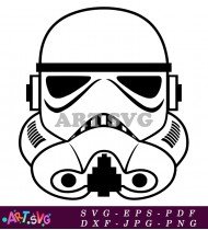 Star Wars Stormtrooper Vinyl Decal Design Vector SVG