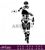 Storm Trooper Soldier Vector Illustration SVG