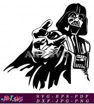 Star Wars Darth Vader Silhouette Vector Image SVG