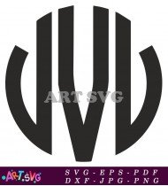 Monogram Initials Design For Custom Crafts SVG