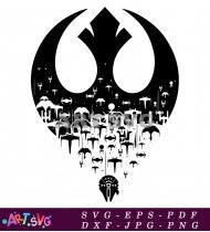 Rebel Alliance Symbol Star Wars Vector Logo SVG