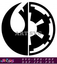 The Empire Symbol Star Wars Film Logo SVG