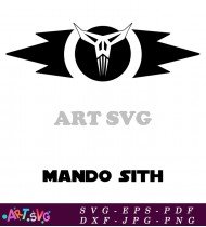 Mando Sith Symbol Star Wars Logo SVG