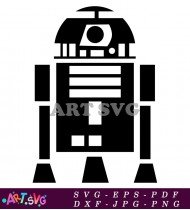 C3PO Star Wars Droid Character Silhouette SVG