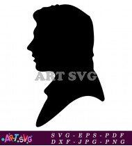 Darth Vader Silhouette Vector Art Design SVG