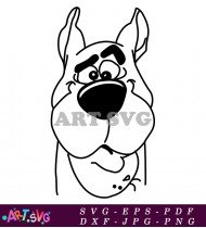 Scooby Doo Cartoon Character Design SVG