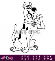 Scooby Doo Cartoon Dog Design SVG 2