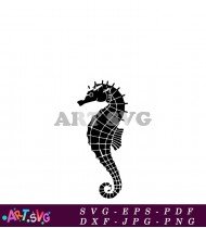 Clipart Free Of Seahorse For Free SVG