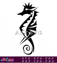 Seahorse Image Illustration Clip Art SVG