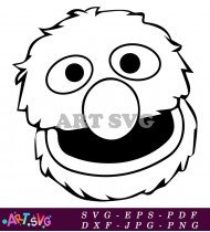 Sesame Street Big Bird Coloring Page Printable SVG 2