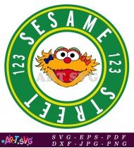 Sesame Street Circle Logo Sesame Street Style SVG