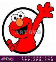 Elmo Big Bird Sesame Street Character SVG