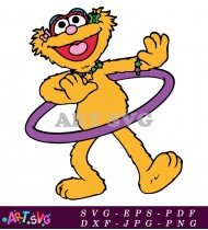 Sesame Street Big Bird Elmo Yellow SVG