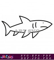 Shark Image With Mouth Open SVG