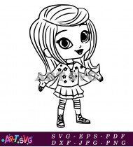 Shimmer and Shine Coloring Pages Cute SVG