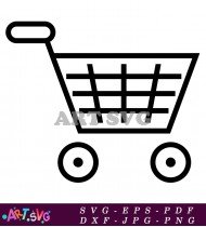 Shopping Cart Simple Icon Graphic SVG