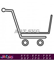 Shopping Cart Clipart Simple Vector SVG