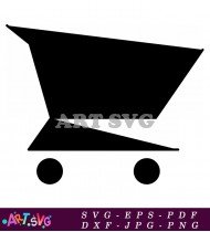 Shopping Cart Icon With Simple Style Illustration SVG 1