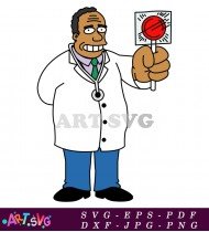 The Simpsons Cartoon Character Dr Hibbert SVG