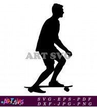 Skateboarding Silhouette Design Vector Free Download SVG