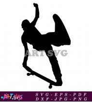 Skateboarder grinding on a ledge with a grind SVG