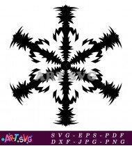 Snow Flake Christmas Graphic Free For Download SVG