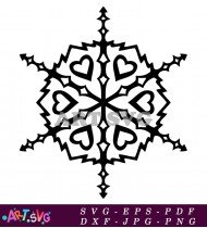 Snowflake Illustration Vector Design Illustration SVG