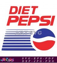 Pepsi Logo In Red White Blue Colors SVG