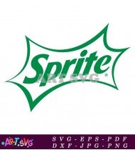 Sprite Logo Green and White Background SVG