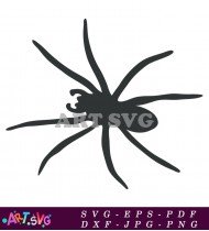 Spider Clipart For Halloween Vector SVG