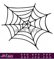 Spider Web Illustration For Design SVG