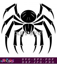 Free Halloween Spider Silhouette Clip Art SVG