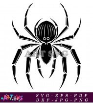 Spider Vector Design Halloween Printable Decoration SVG