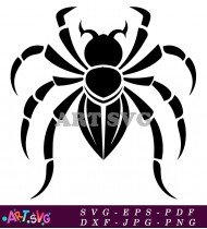 Halloween Spooky Spider Web Clip Art SVG