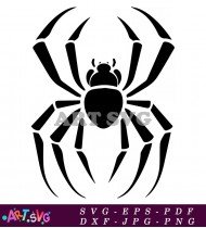 Spider Clip Art Black And White SVG