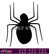 Free Black Spider Silhouette Image Download SVG